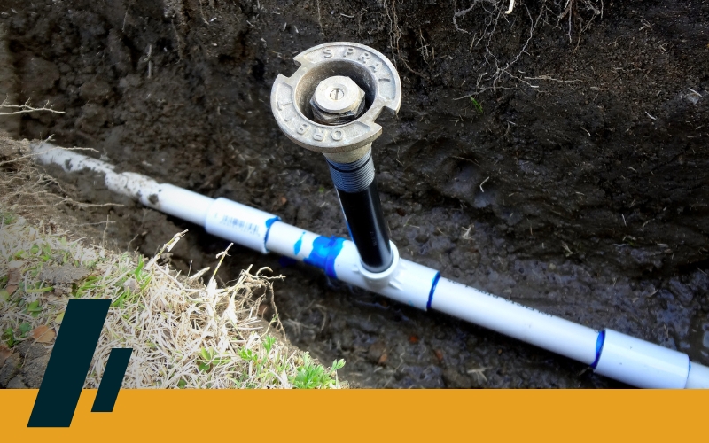 Outdoor Plumbers You Can Trust - Dirt Cheap Sewer Co. image of a water supply line
