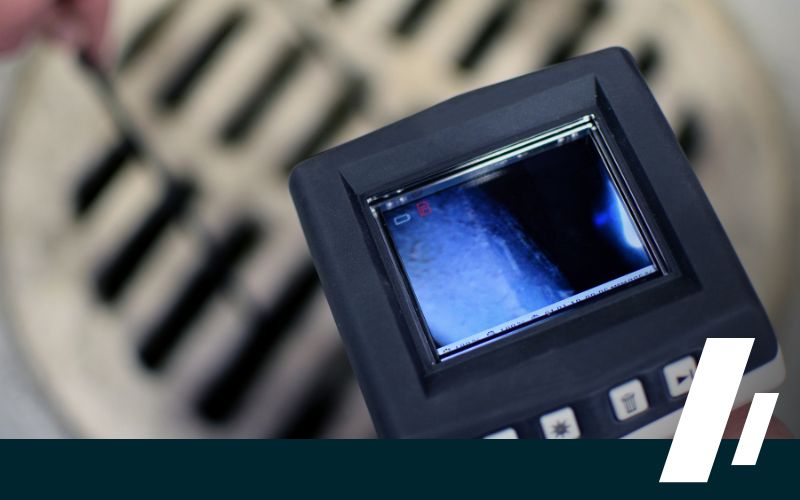 sewer inspection camera screen