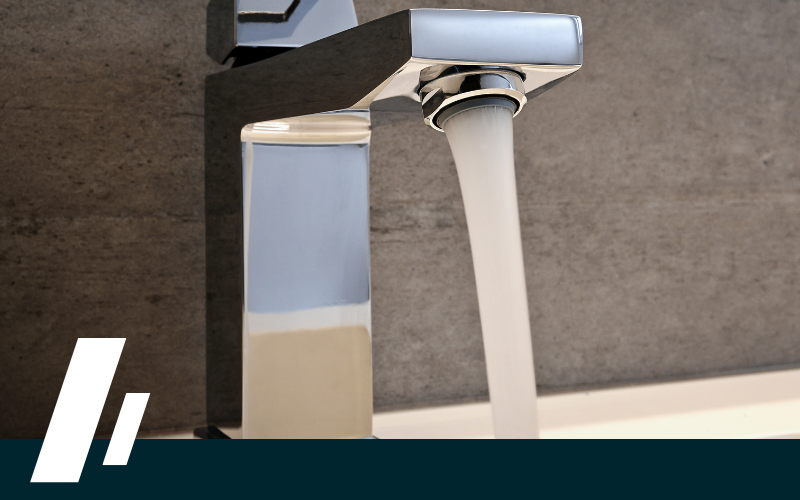 Faucet running water